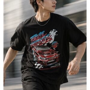 Fast & Furious Graphic‎ T-Shirt Mens 2XL Black Good Supra Movie Tee Q32